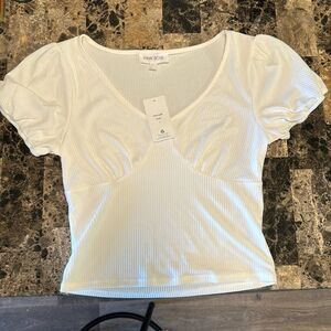 Brand new white crop